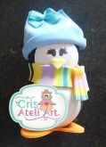 Ímã de Geladeira Pinguim 3D